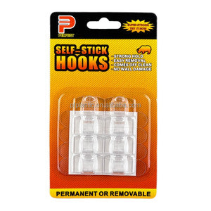 8PC Blister Pack Cable Clips Mini Light Cord Self Adhesive Organizer Wire Holder Management for Fairy String Office Desk