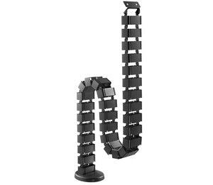 Table Adjustable ABS Retractable Office Spine Cable Management Organizer Wires Cable Management Spine 131cm