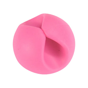 Silicone Lightweight Universal Use Cable Holder Clip Car Desk Desktop Wall Round USB Wire Cord Organizer Retainer Clamps