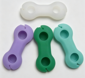 Colorful Silicone Cable Clip Flexible Cord Organizer Wire Holder for Desk Earphone Management
